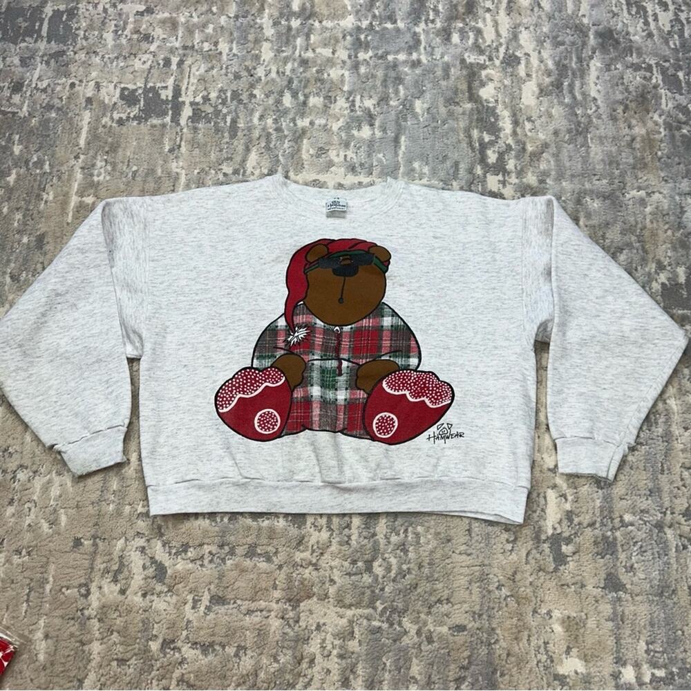 Vintage Hamwear Bear Sleep Sweatshirt One size fits all 1990s